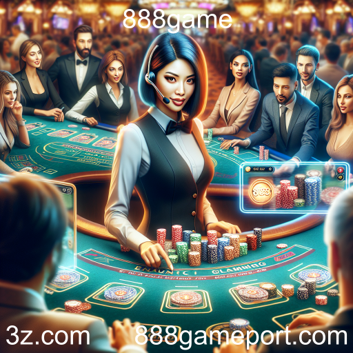 A Emoção do Cassino Ao Vivo no 888game